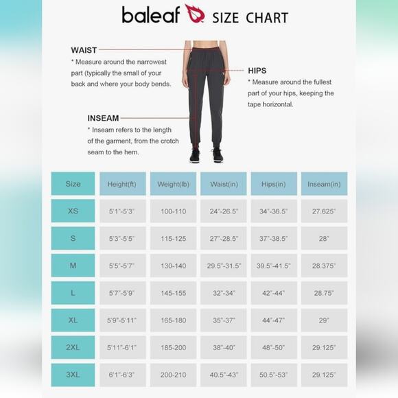 Baleaf Jogger Pants, Size L, Dark Grey, Soft, Track, Hiking - Picture 5 of 15